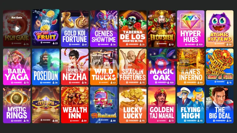 Daftar Slot Populer Habanero di BC Game