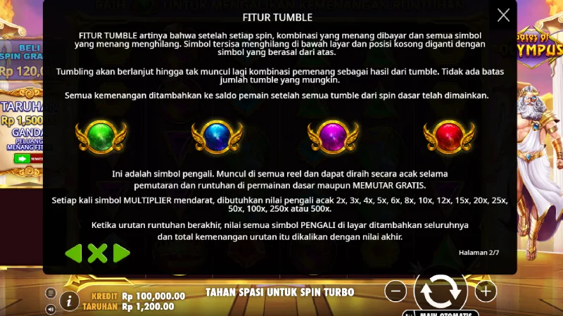 Fitur Utama Gates of Olympus