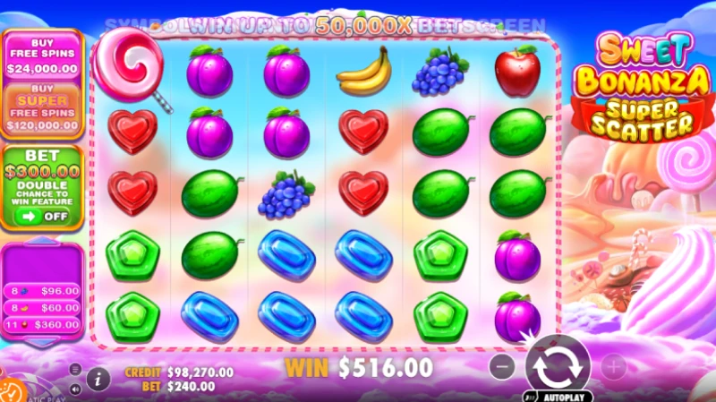 Fitur Unggulan Sweet Bonanza Super Scatter