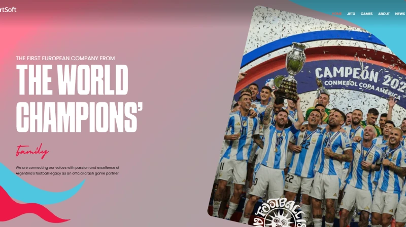 Tentang SmartSoft Gaming - sponsorship dari Timnas Argentina - BC Game