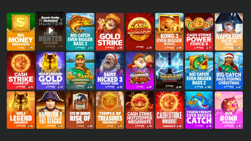 Top 10 Slot Blueprint Gaming di BC Game